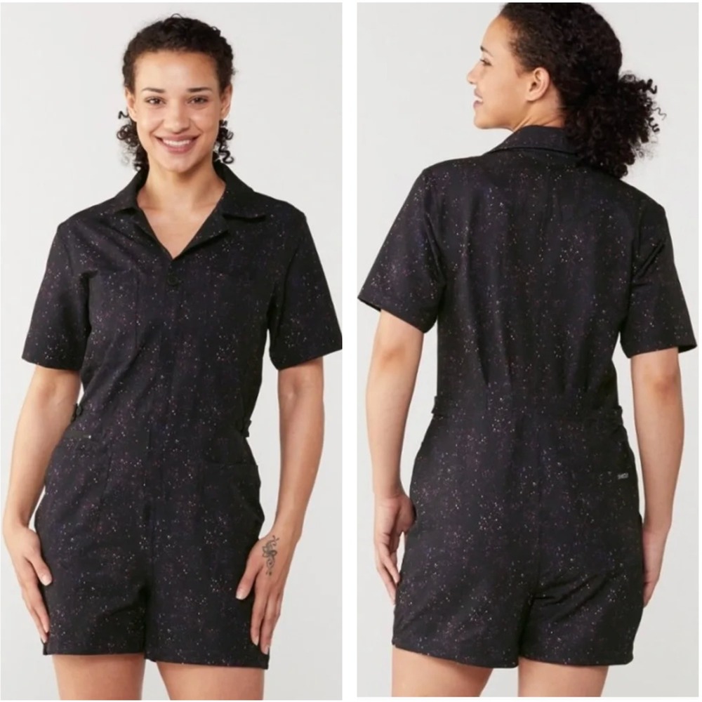 SHREDLY Women's Trail Romper Galaxy Splatter XL